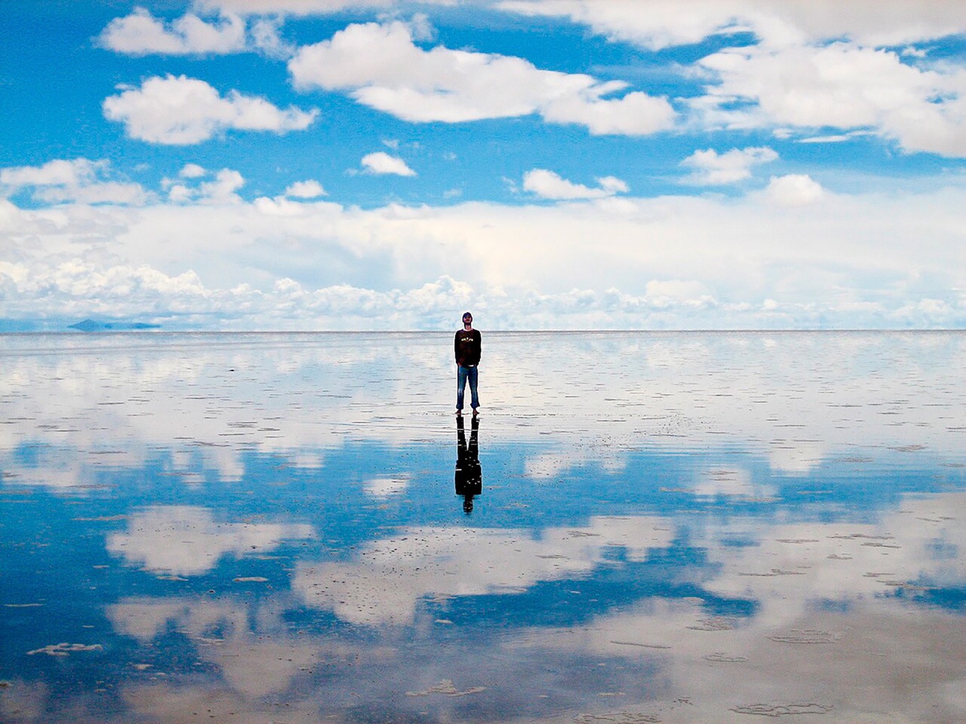 El efecto espejo del Salar de Uyuni