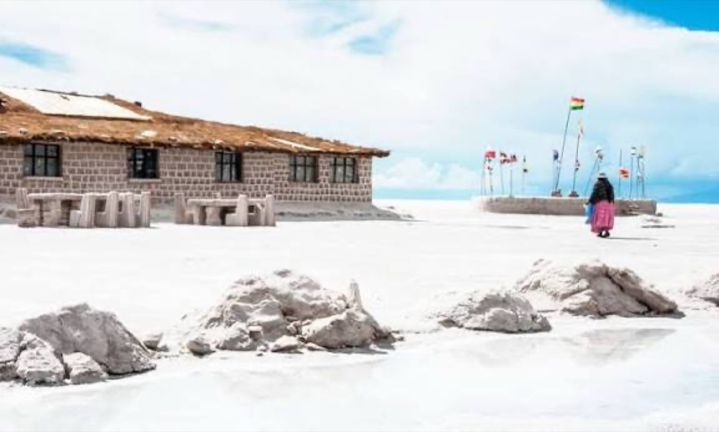 Hotel de sal en el Salar de Uyuni